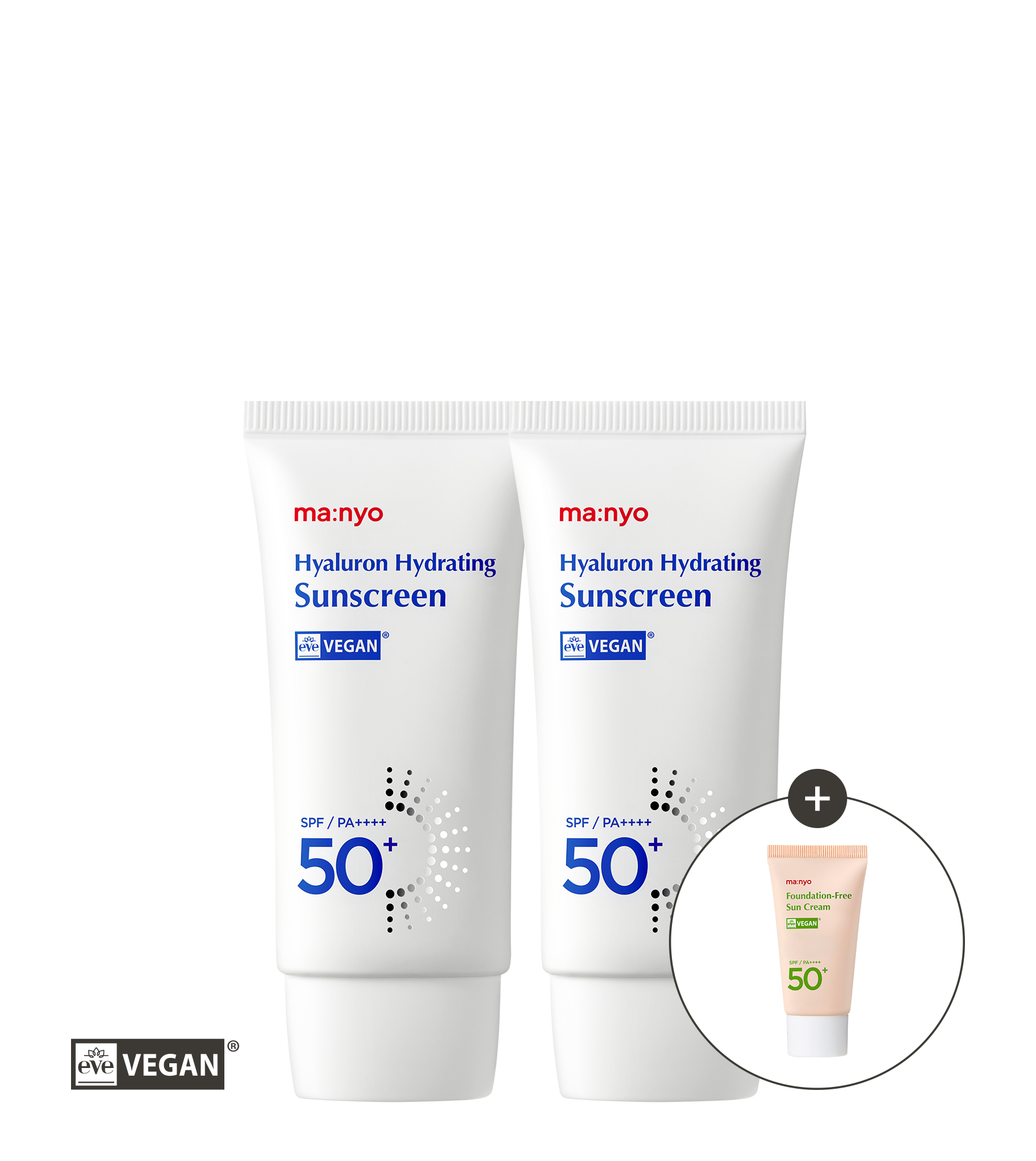 [1+1] 히알루론 하이드레이팅 선크림 50ml (+증정)