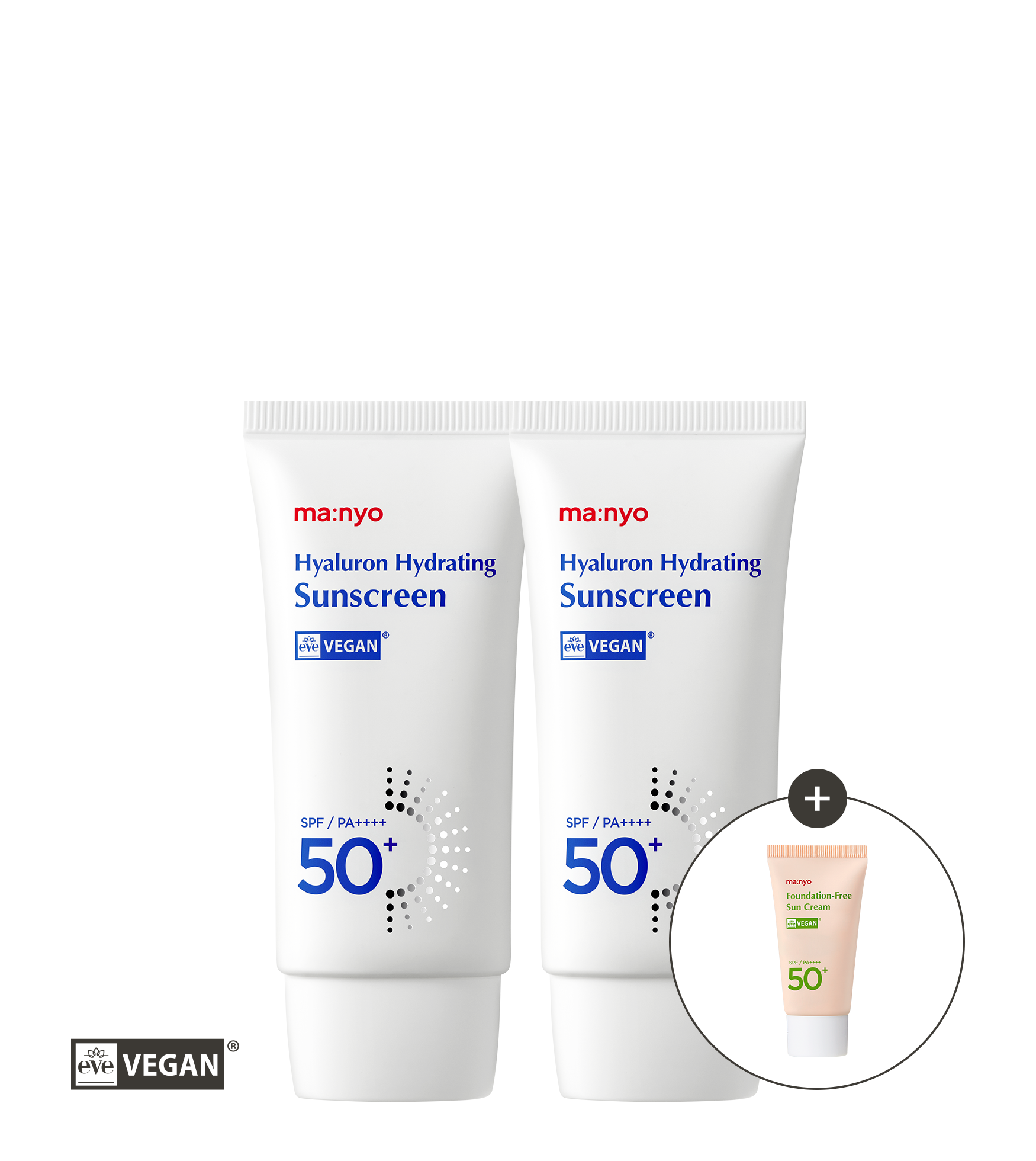 [1+1] 히알루론 하이드레이팅 선크림 50ml (+증정)