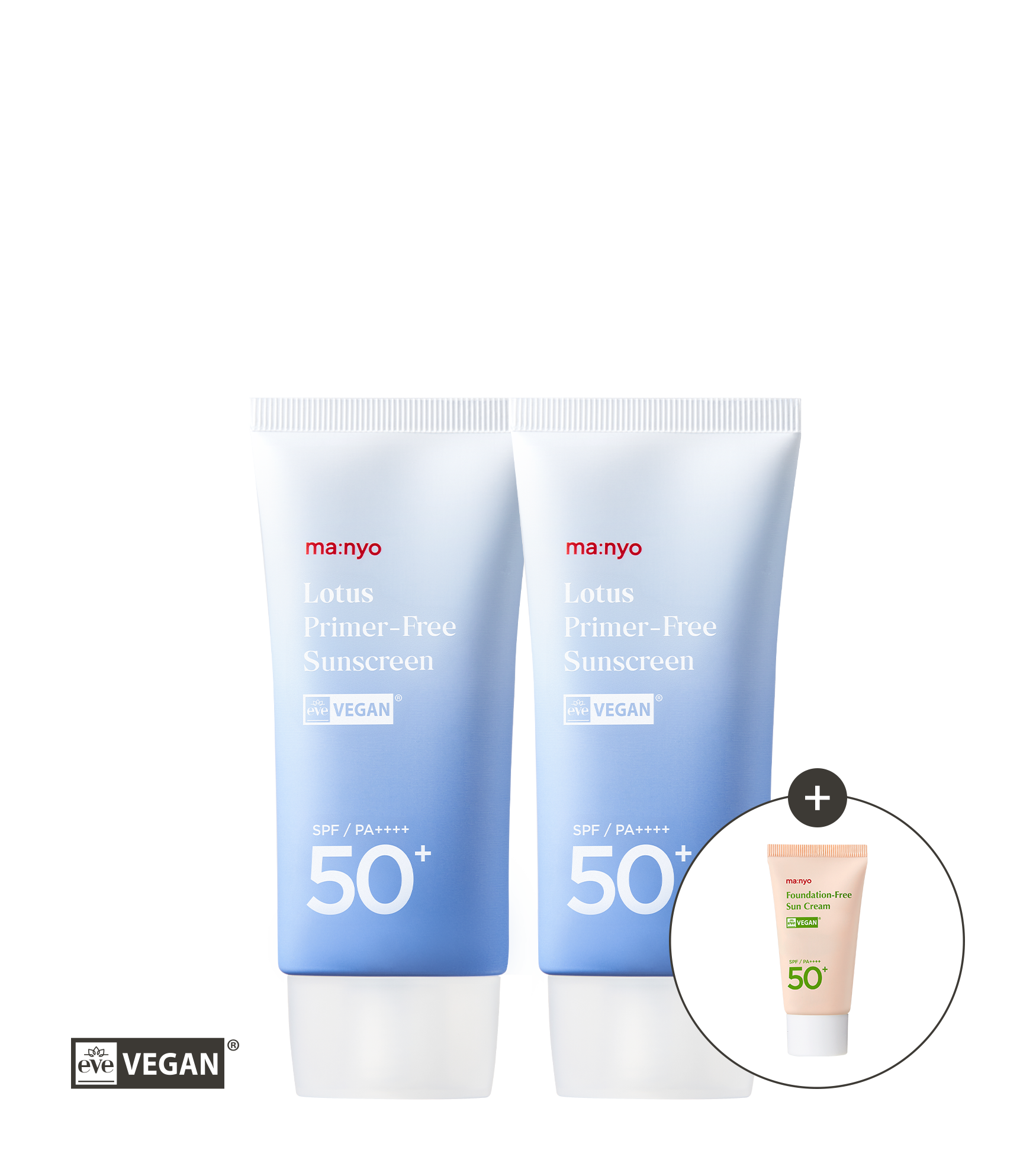 [1+1] 로터스 프라이머프리 선크림 50ml (+증정)
