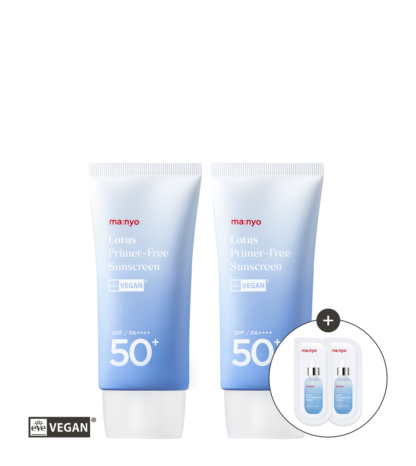 [1+1] 로터스 프라이머프리 선크림 50ml (+증정)