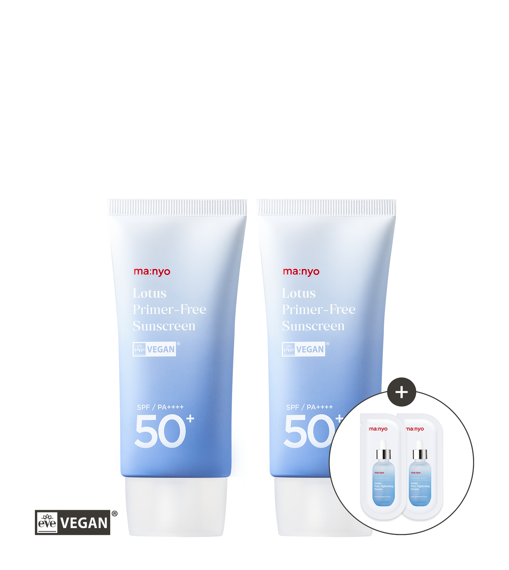[1+1] 로터스 프라이머프리 선크림 50ml (+증정)