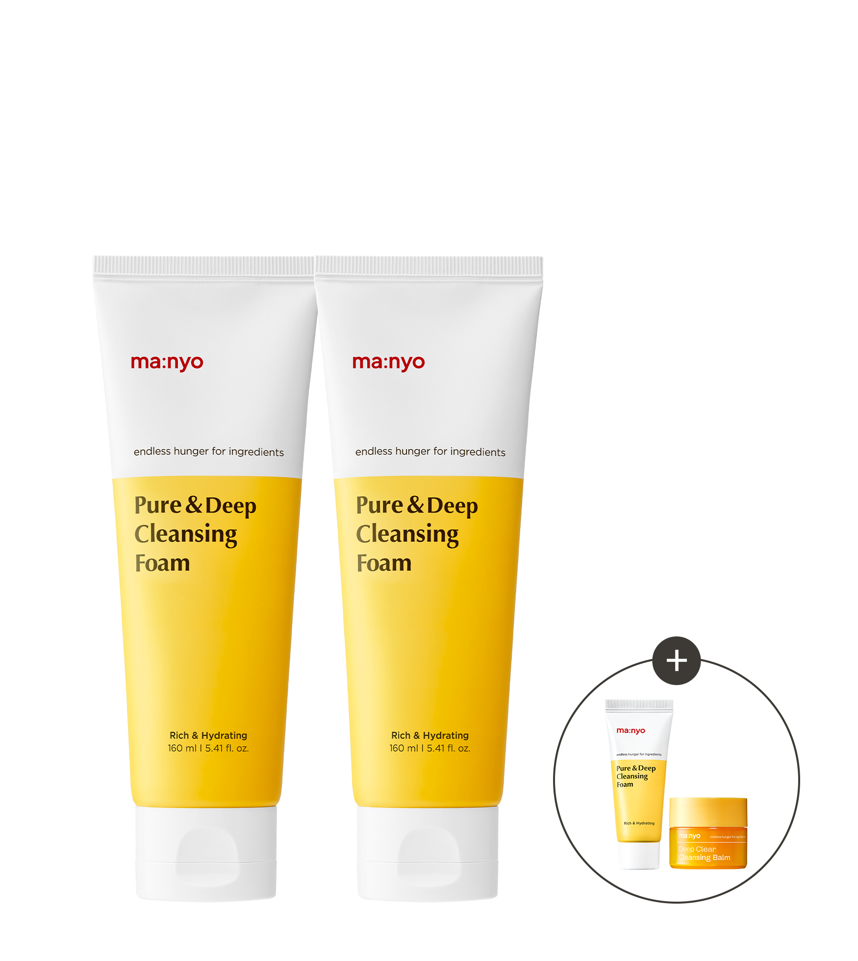 퓨어&딥 클렌징 폼 160mlX2 더블세트 (+증정)