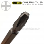 OHMI (오미) 드라이버비트 십자비트날 PH3 X 65mm ( 뭉툭형 ) ( 굵기 6.35mm )