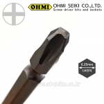 OHMI (오미) 드라이버비트 십자비트날 PH3 X 110mm ( 뭉툭형 ) ( 굵기 6.35mm )