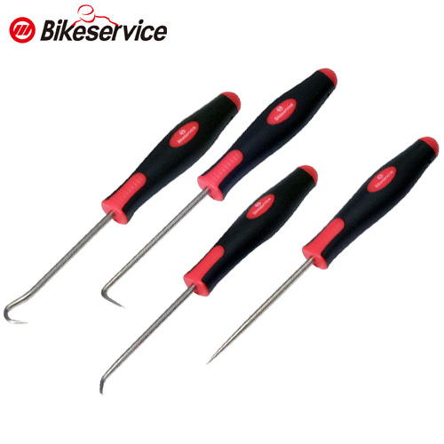 Bikesevice(바이크서비스) 4pc 오링, 고무오링 탈장착 후크세트 HOOK & PICK SET - BS1234 / BS0230