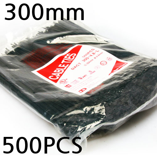 500pcs - 300mm - 동아 - 케이블타이 - 한봉지(500개입) - 300mm