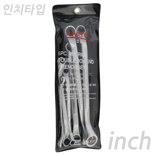 스마토 인치타입 옵셋렌치 [메가네 스패너] 세트- inch타입 (6PCS)