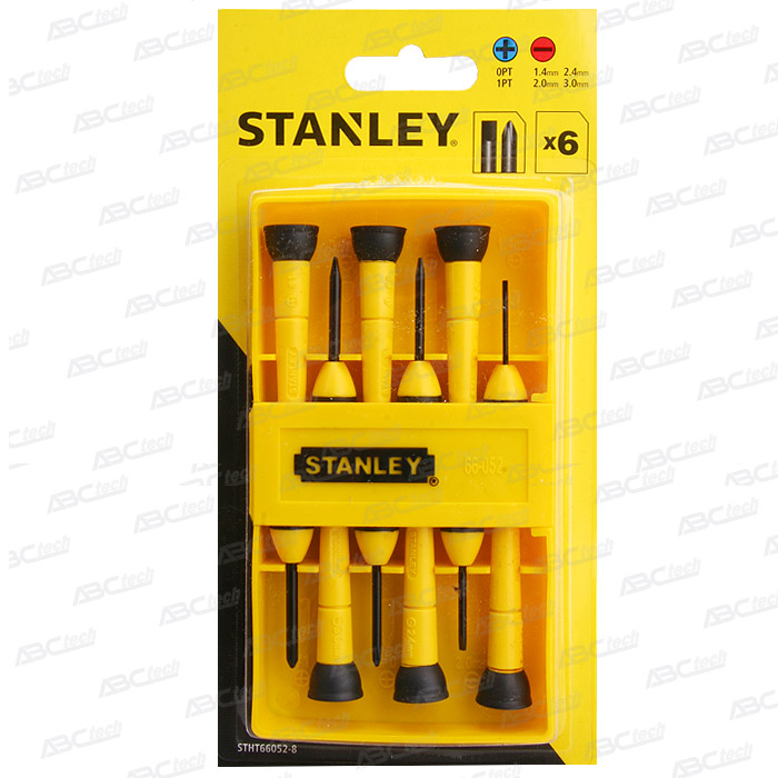 STANLEY(스탠리) 6PCS 정밀드라이버 세트 / 시계드라이버/ 다용도 정밀작업