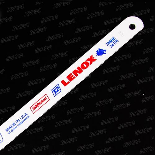 LENOX(레녹스) HSS 단날 톱날 손톱날 (HACK SAW BLADE) - 12인치 300MM 날수 24T (낱개판매)