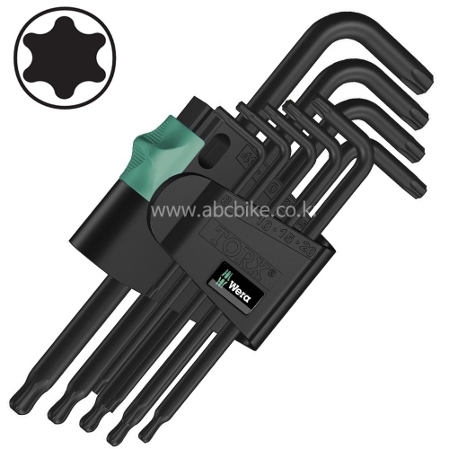 WERA (베라)  9pcs  별비트  L렌치 별렌치 세트  967PKL/9 TORX 073598