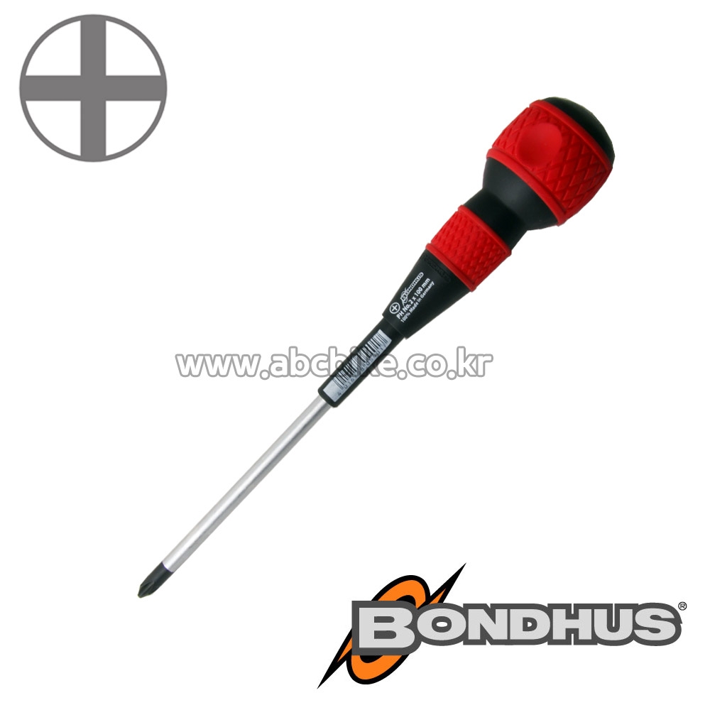 BONDHUS (본더우스) 십자드라이버 십자 드라이버 PH2 X 100mm