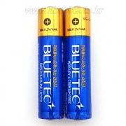 BLUETEC 블루텍 알카라인 건전지 배터리 (일회용) AAA - 1.5V사이즈 2개