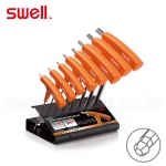 [SWELL] 투웨이 6각볼 헥스비트 T핸들 T렌치 세트8pcs (볼타입) BST-8S