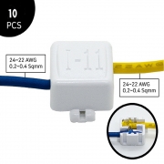 알파오 무탈피 순간접속 커넥터 I-타입 직결형 0.2SQ ~ 0.75SQ ( 10개입 )