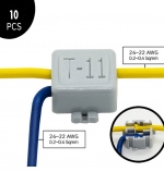( 10개입 ) 알파오 무탈피 순간접속 커넥터 T-타입 분기형 0.2SQ ~ 1.5SQ ( 10개입 )