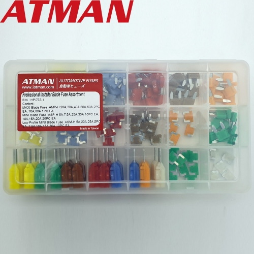 ATMAN 아트만 ASM ASP AMP 전문가용 퓨즈 자동차휴즈 휴즈세트 167pcs HP/737-1