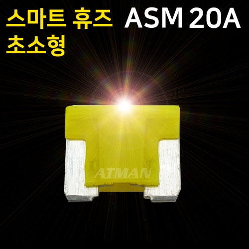 ATMAN 아트만 LED 스마트 휴즈 ASM 초소형 퓨즈 20A (특허제품)