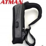 ATMAN 아트만 USB 포트 충전 슬링백 백팩 한줄 외줄 가방 AT-775