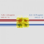 알파오 무탈피 순간접속 커넥터 듀얼타입 0.3SQ~ 0.75SQ ( 10개입 )