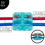 알파오 무탈피 순간접속 커넥터 듀얼타입 0.3SQ~ 0.75SQ ( 10개입 )