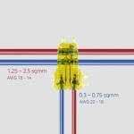 알파오 무탈피 순간접속 커넥터 듀얼타입 0.3SQ~ 0.75SQ ( 10개입 )