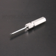 소형 길이 110mm 타이어 에어밸브 제거기 무시 답부 탈거기 밸브코어 공구 답부 이너밸브제거 AT-110