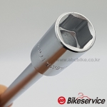 BIKESERVICE 바이크서비스 T복수 T복스 T소켓 T핸들 6각소켓 17mm 길이 300mm BS1667