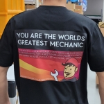 ATMAN 아트만 렌치맨 미케닉 티셔츠 ( 당신은 세계 최고의 미케닉 입니다.)