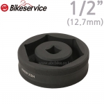 BIKESERVICE(바이크서비스) 1/2" 임팩용 KTM 휠너트 전용소켓 6각 60mm BS70012