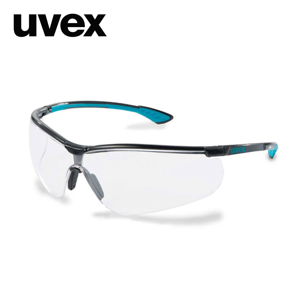 UVEX 우벡스 초경량 선글라스 (검정/파랑) 투명 UVX-9193376 독일 보안경