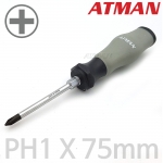 ATMAN 아트만 십자드라이버 AT-175 ( PH1 x 75mm ) 1번날