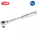 TONE 토네 1/2인치 버튼형 라쳇핸들 (중공그립 ) 72기어 전체길이 240mm RH4HW