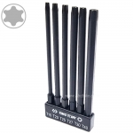 6pcs 별비트 세트 길이 110mm 1004C6TQ (쵸크날) ( T15 ~ T40 )