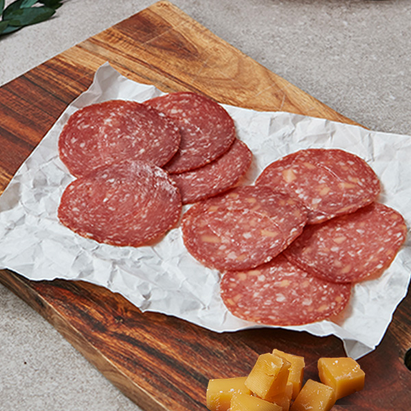 샤퀴테리 샘플러 이탈리안 살라미 오리지널 & 치즈 40g