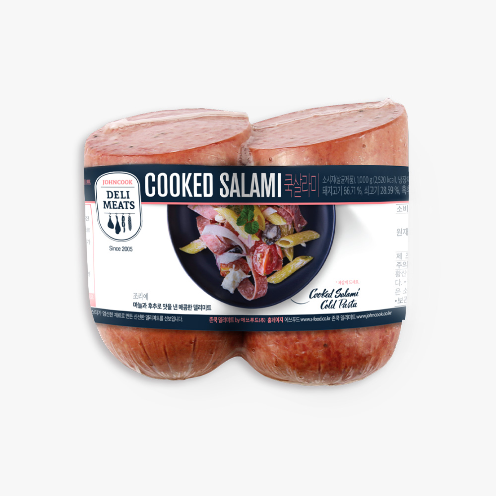 [특가] 쿡살라미 1000g