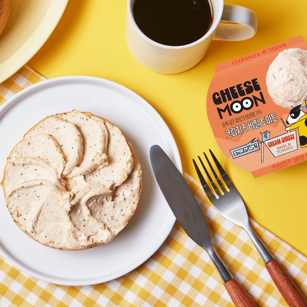 [특가] 치즈문 크림치즈 바질 토마토 200g