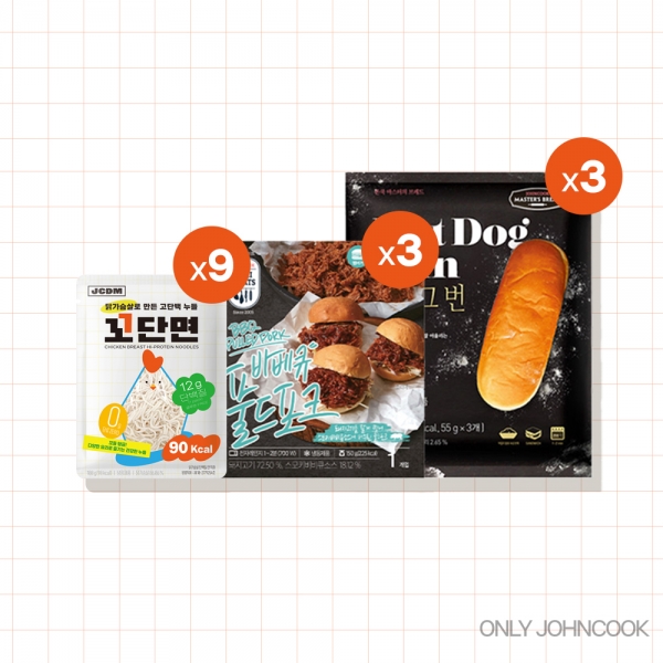 꼬단면 바베큐 야끼소바 세트 (9인분)