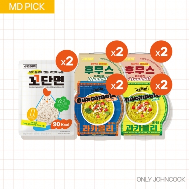 JCDM 5종 세트 (꼬단면, 과카몰리, 후무스)