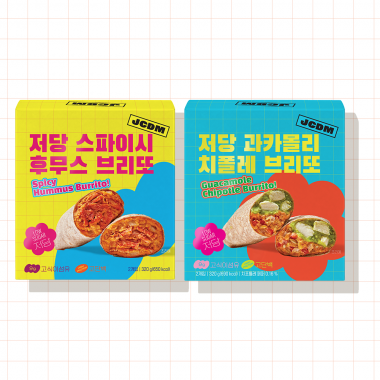 저당 브리또 2종 세트 (각 2개입, 과카몰리 치폴레+스파이시 후무스)