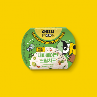 [1+1] 치즈문 저당 대파베이컨 크림치즈 200g