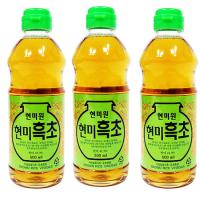 현미 흑초 500ml x 3병 /현미식초