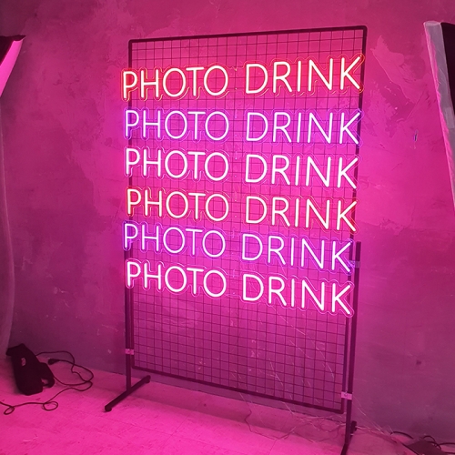 네온사인주문제작 인생네컷 "Photo Drink"