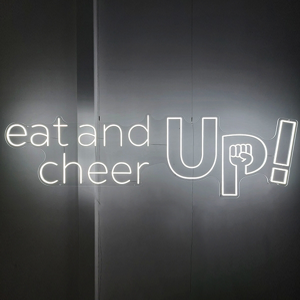 네온사인주문제작 "eat and cheerup"