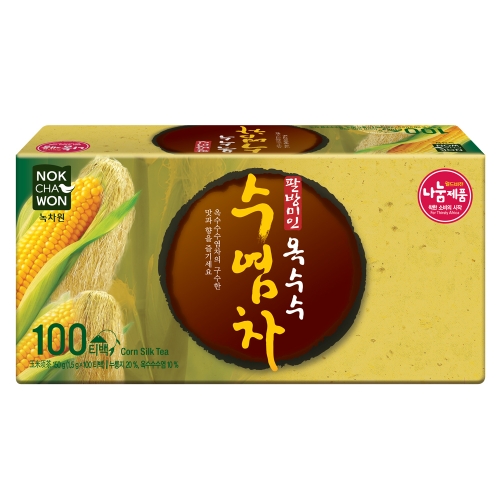 [녹차원] 팔방미인 옥수수수염차 100티백 (구수한 맛)