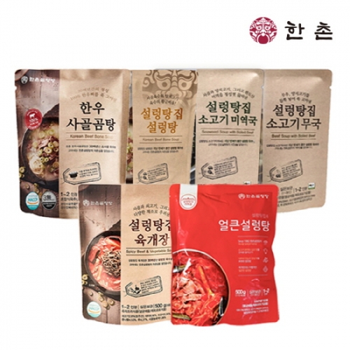 한촌설렁탕 6종 골라담기(500g x 8팩)