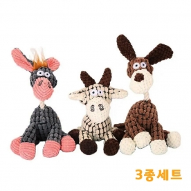 도기프랜드 삑삑이 애착인형 3종 세트