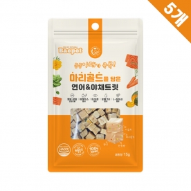베이펫 마리골드 담은 연어&야채트릿 15g x5