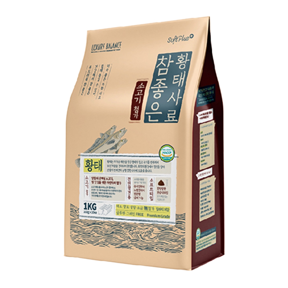 럭셔리 발란스 참좋은 황태사료 소고기 1Kg