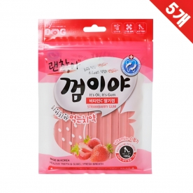 괜찮아 껌이야 100g 딸기 x5