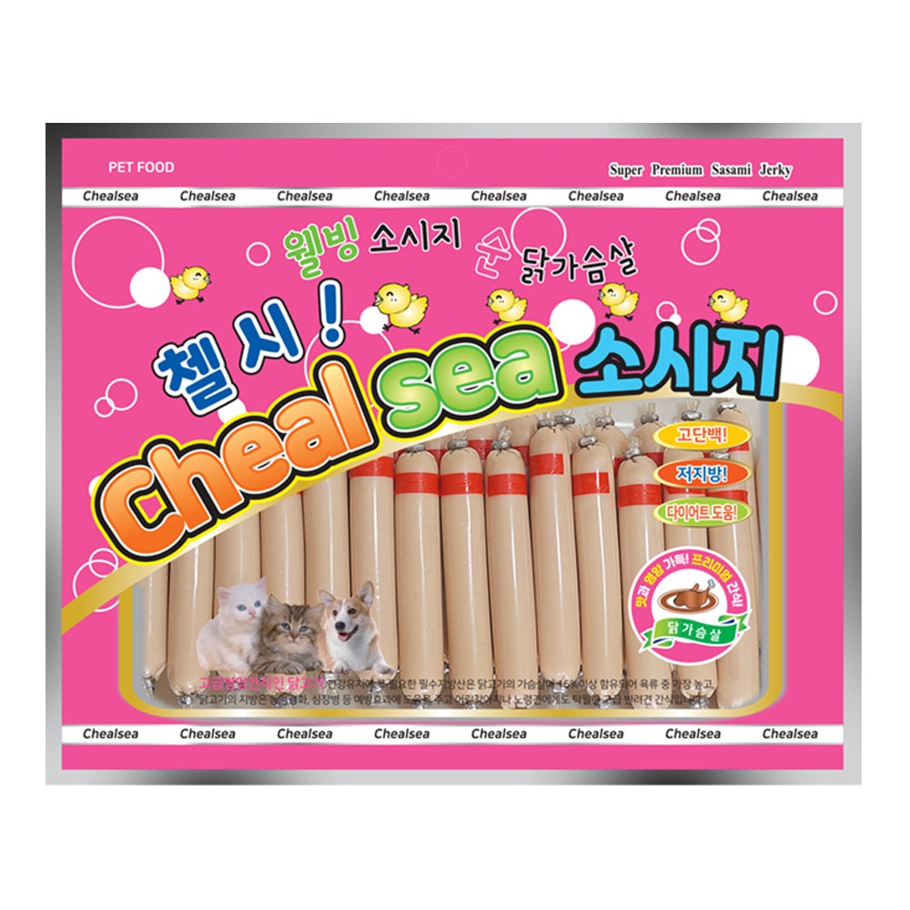첼시 쁘띠 닭가슴살 소시지 32p